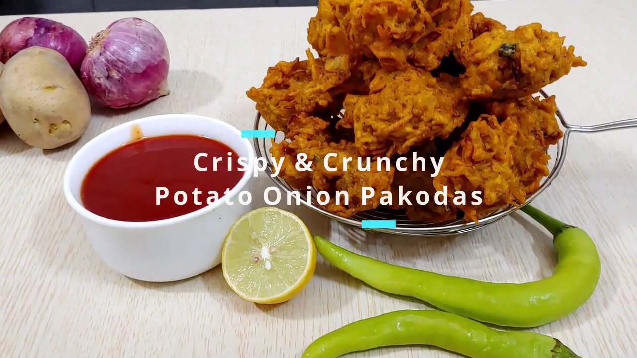Potato and Onion Fritters Bhajia Recipe Aloo pyaj ke pakode Recipes