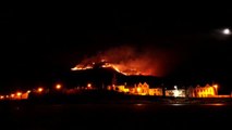 Masivo incendio en las montañas de Mourne, en Irlanda del Norte