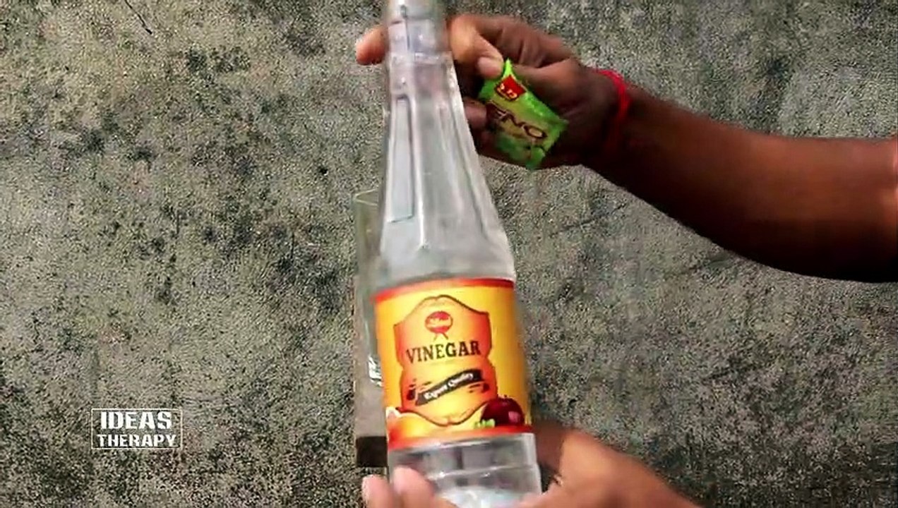 EXPERIMENT ENO Vs Vinegar Mixing | Very Interesting Reaction | Ideas Therapy