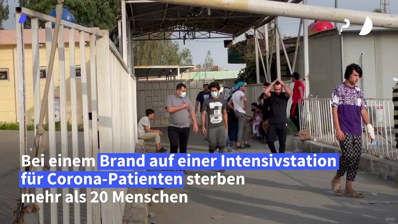 Feuer auf Corona-Station in Bagdad: Viele Tote und Verletzte