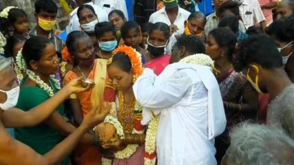 Mass weddings take place outside temple premises as Tamil Nadu bans entry to places of worship