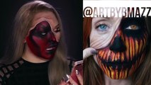 Demon - Pulled Up Skin Halloween Makeup Tutorial