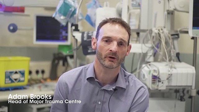 Knife crime interview with major trauma surgeon Adam Brooks