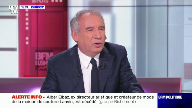François Bayrou souhaite qu'on arrête de tout ramener aux notions de race, à la couleur de la peau ou au choix religieux
