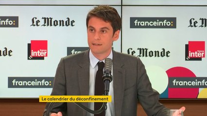 Gabriel Attal : "On a une littérature scientifique et des autorités sanitaires indépendantes qui garantissent que pour les plus de 55 ans, le vaccin AstraZeneca est sûr et efficace"