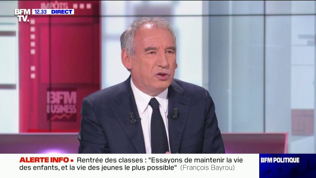 Rouvrir les écoles ? François Bayrou soutient l'orientation du gouvernement