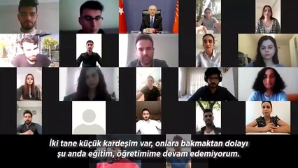 Kılıçdaroğlu, esnaf çocuklarıyla görüştü: "Gençleri düzlüğe çıkaracağım"