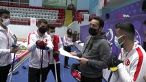 Curling milli takımlarının Erzurum kampı sürüyor
