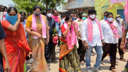 Minister Satyavathi Rathod Municipal Election Campaign At Warangal