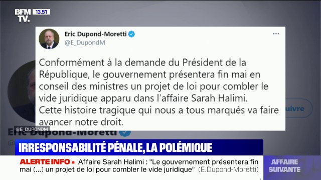 Irresponsabilité pénale: un projet de loi présenté fin mai , l'avocate du frère de Sarah Halimi exige un procès