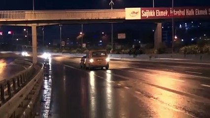 Görenler şaşırdı! Ispartakule'den Kasımpaşa'ya kadar geri geri...
