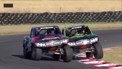 Super Truck Tasmania 2021 Race 3 Final Lap Davies Morris Great Battle Win