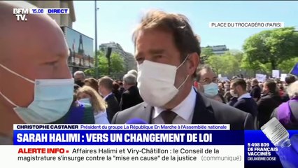 Affaire Halimi: Castaner souhaite que "justice soit rendue", "parce que l'auteur lui-même provoque son irresponsabilité"