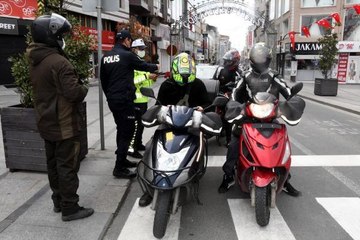 Çorlu'da kısıtlamayı ihlal edenlere ceza