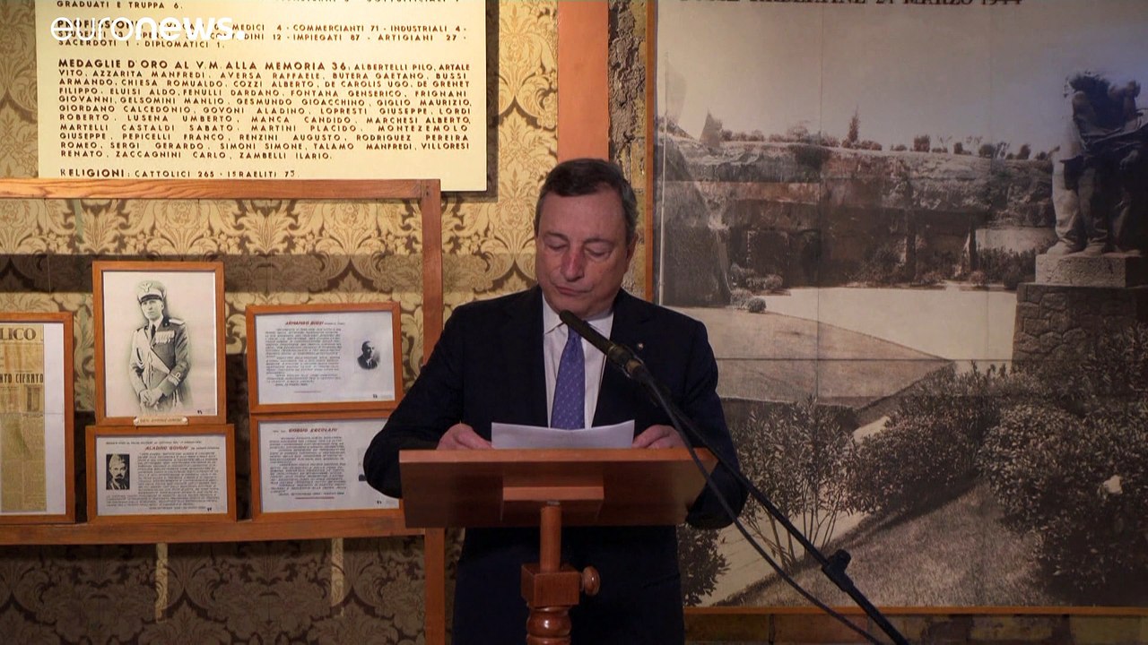 25 aprile, Draghi: "Non tutti gli italiani brava gente, non scegliere è immorale"