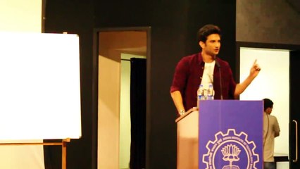 Sushant Singh Rajput at AVENUES 2016 , SJMSOM IIT MUMBAI