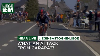 Liège Bastogne Liège Hommes 2021 - What an attack from Carapaz!
