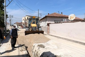 Başkan Ergün, İshakçelebi'ye verdiği sözü yerine getiriyor