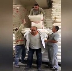 Tam 350 kiloyu sırtladı