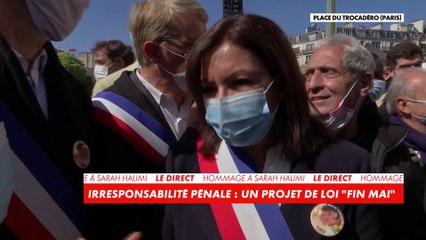 La maire de Paris Anne Hidalgo annonce qu'une rue portera le nom de Sarah Halimi »