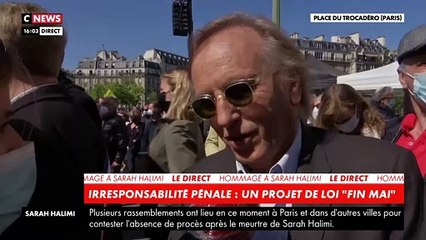 Justice pour Sarah Halimi : Le réalisateur Alexandre Arcady présent au Trocadéro : "C'est une défaite de note pays et de la démocratie face à la terrifiante montée de antisémitisme"
