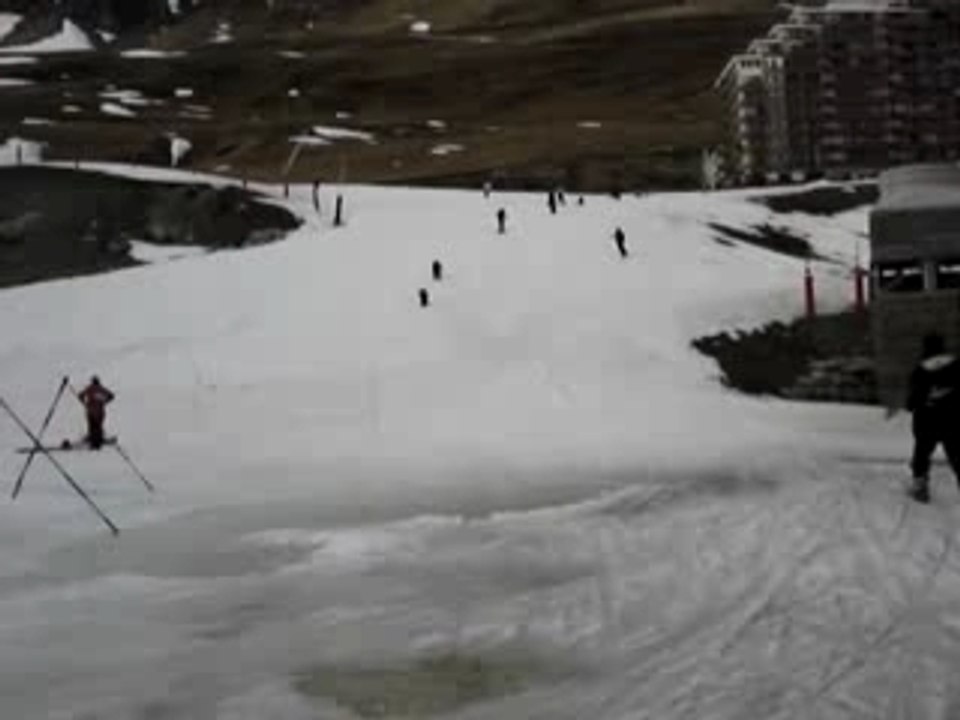 water slide La Mongie