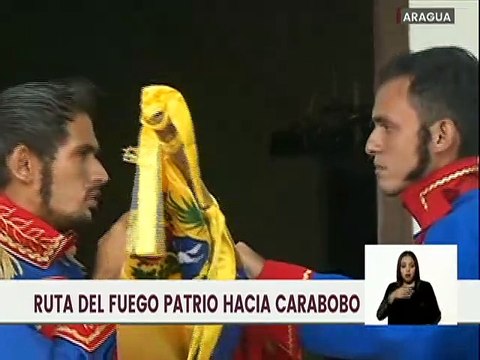 RUTA DEL FUEGO PATRIO | Antorcha Libertaria rumbo a Carabobo llegó al municipio Bolívar del estado Aragua