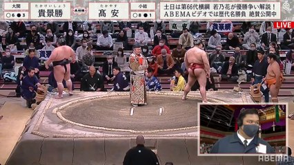 Takakeisho vs Takayasu - Haru 2021, Makuuchi - Day 10