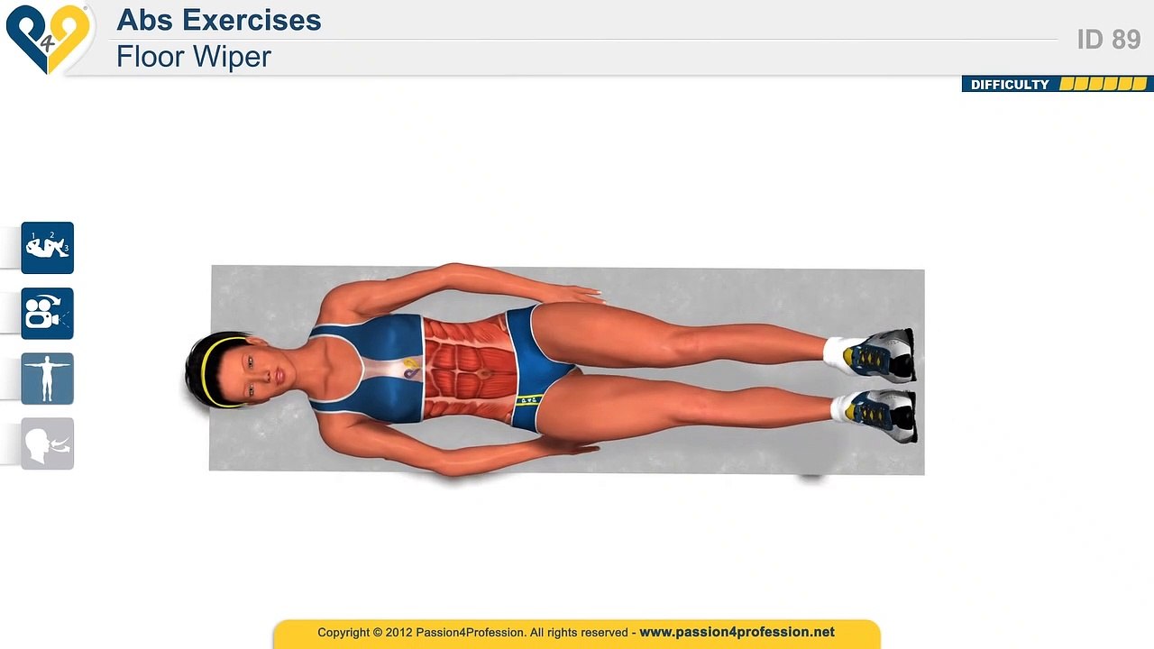 Best exercise to get abs FAST | 6 Pack  Floor Wiper | 1080p