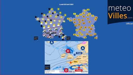 bulletin meteo du dimanche 25 avril 2021