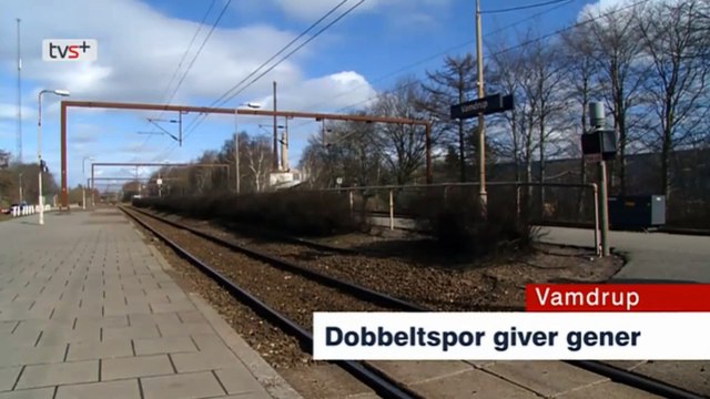 Dobbeltspor giver gener | Banedanmark | Vamdrup - Vojens | 17-03-2014 | TV SYD @ TV2 Danmark