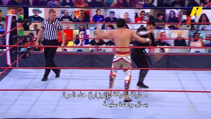 منصور يهزم توزاوا بحركة فنية رائعة في WWE Main Event