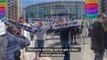 'A mixture of anxiety and happiness' - Fans return for EFL Cup final at Wembley