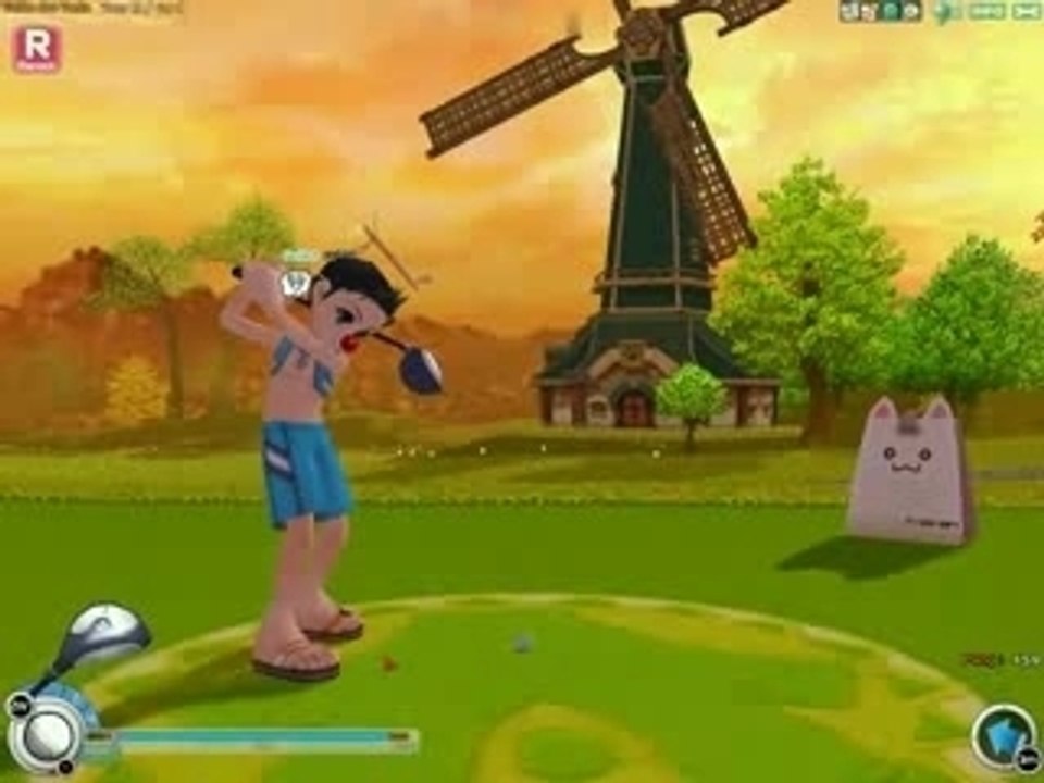 pangya vallée des vents trou 13 trou en un