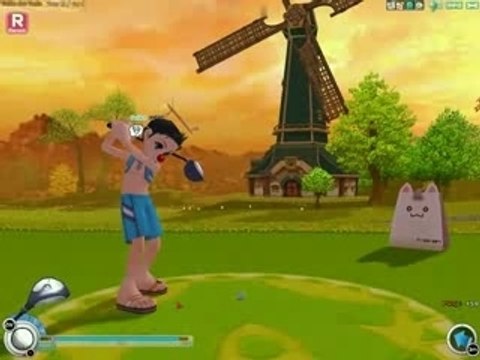 pangya vallée des vents trou 13 trou en un