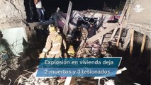 Explosión por acumulación de gas deja 2 muertos en Tlalnepantla