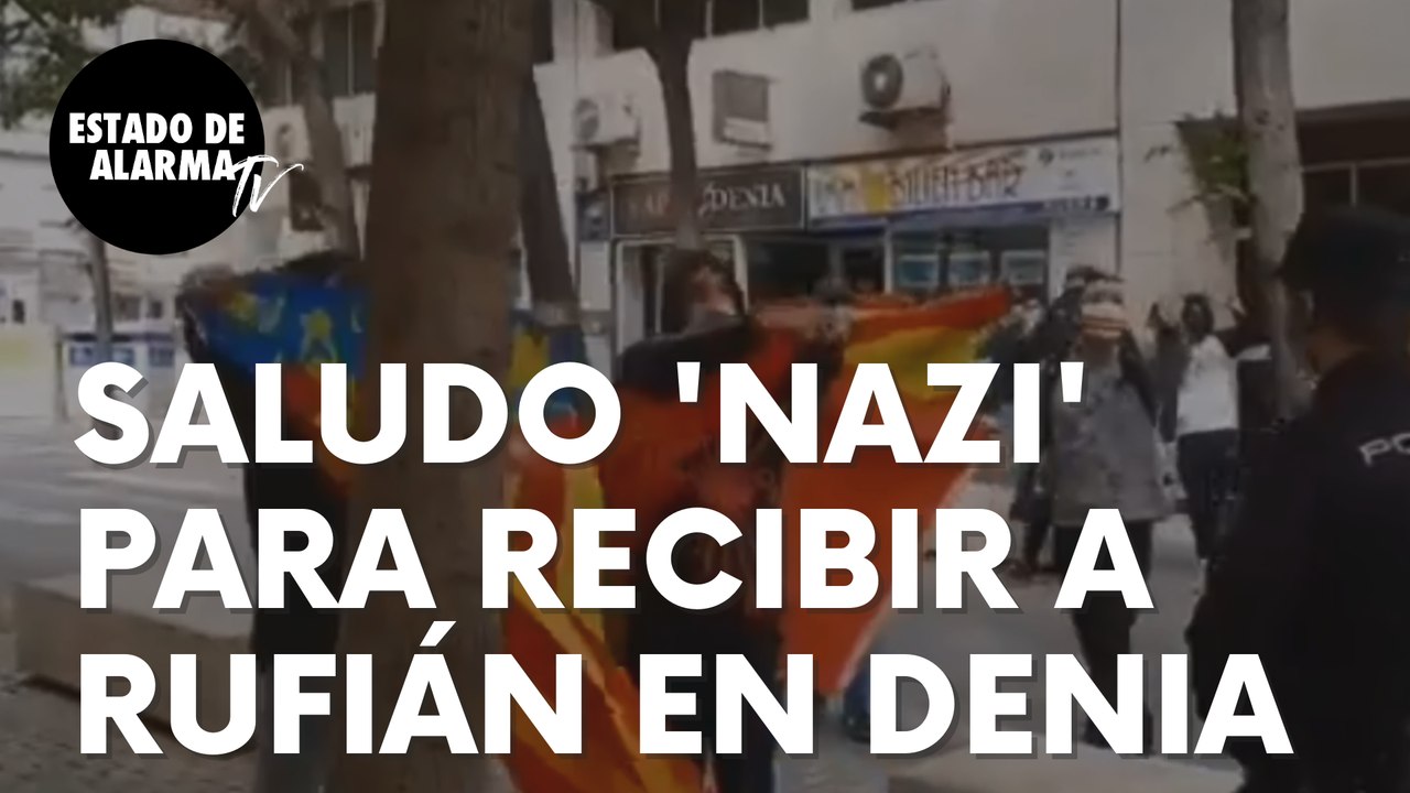 Así reciben a Gabriel Rufián, portavoz de ERC en el Congreso, en Denia: saludo nazi e insultos