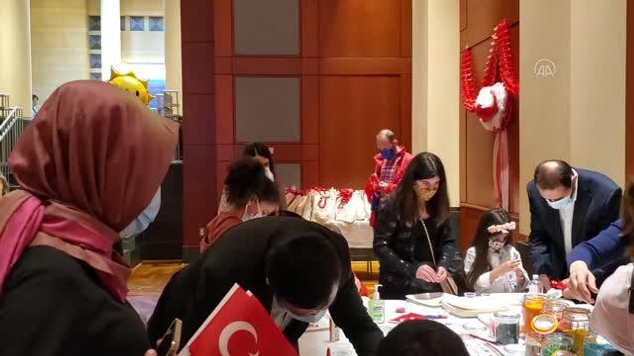 WASHINGTON - Türkiye'nin Washington Büyükelçisi Mercan, elçiliğin kapısını çocuklara açtı