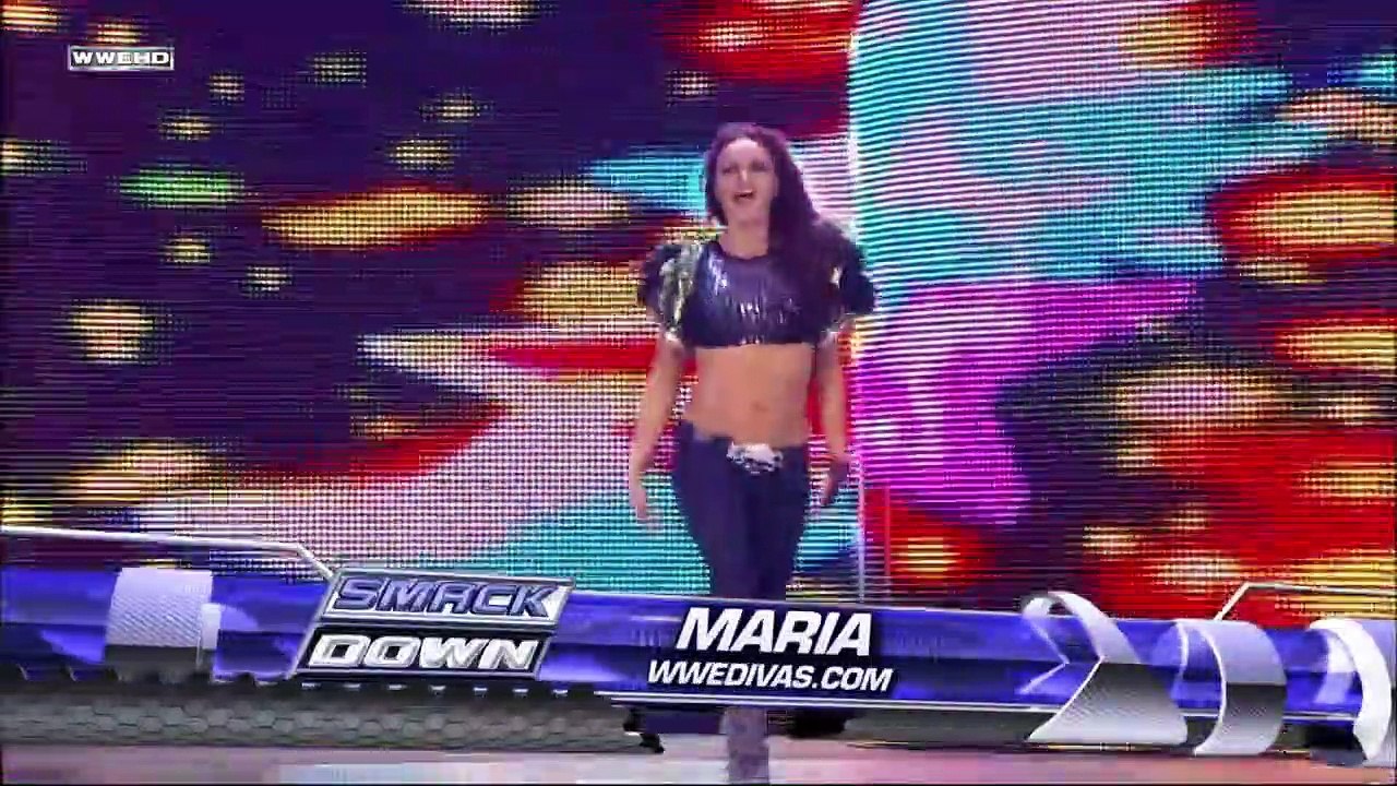 Maryse And Michelle Mccool Vs Gail Kim And Maria - SD Apr 3 2009