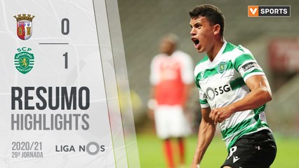 Highlights: SC Braga 0-1 Sporting (Liga 20/21 #29)