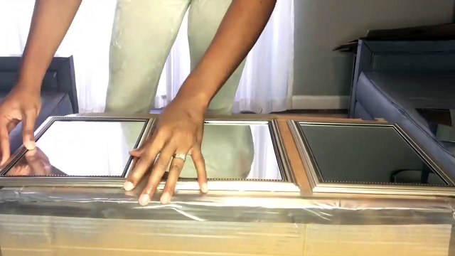 ($20) Diy Mirrored Coffee Table!! Made Out Of Cardboard!! Dollar Tree Diy