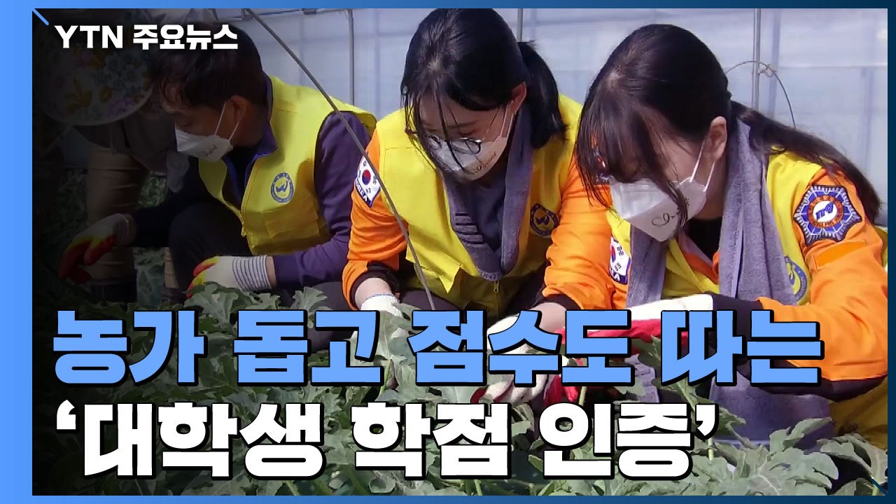 농가 돕고 점수도 따고...대학생 학점 인증 사업 도입 / YTN