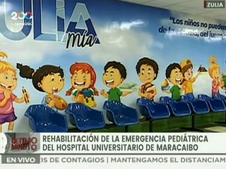 Zulia | Gobierno rehabilitó área de emergencia pediátrica del Hospital Universitario de Maracaibo