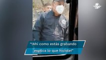Policías agreden a automovilista en Ecatepec; supuestamente atropelló a un uniformado