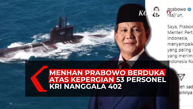 Menhan Prabowo Berduka Atas Kepergian 53 Personel KRI Nanggala 402