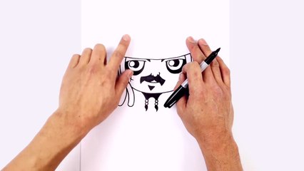How To Draw Jack Sparrow | Pirates Of The Caribbean