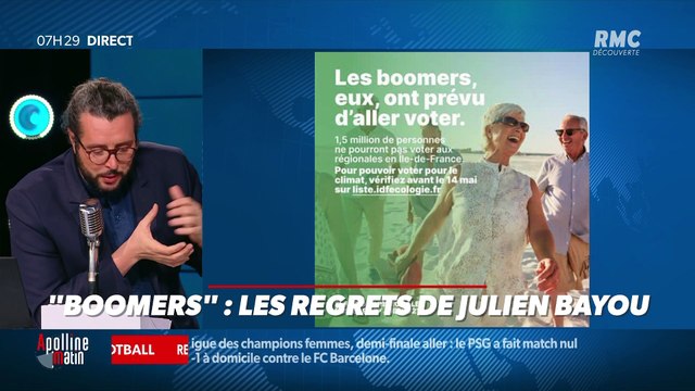 #Magnien, la chronique des réseaux sociaux : Boomers , les regrets de Julien Bayou - 26/04