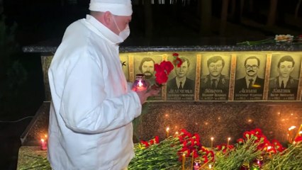 35 ans de Tchernobyl : hommage en Ukraine aux victimes de la catastrophe nucléaire