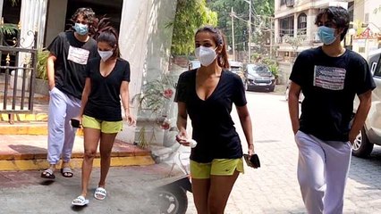 Malaika Arora बेटे  Aarhan Khan संग जल्दी में पहुंची क्लिनिक; Watch video | FilmiBeat