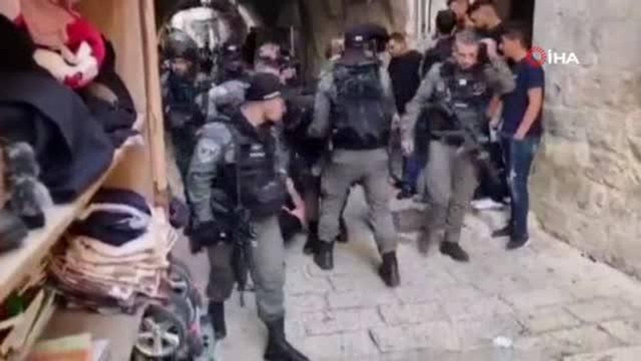 İsrail güçleri Kudüs'te 100 Filistinliyi gözaltına aldı